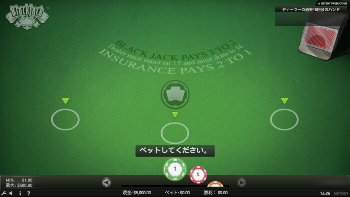 トランプゲーム 21